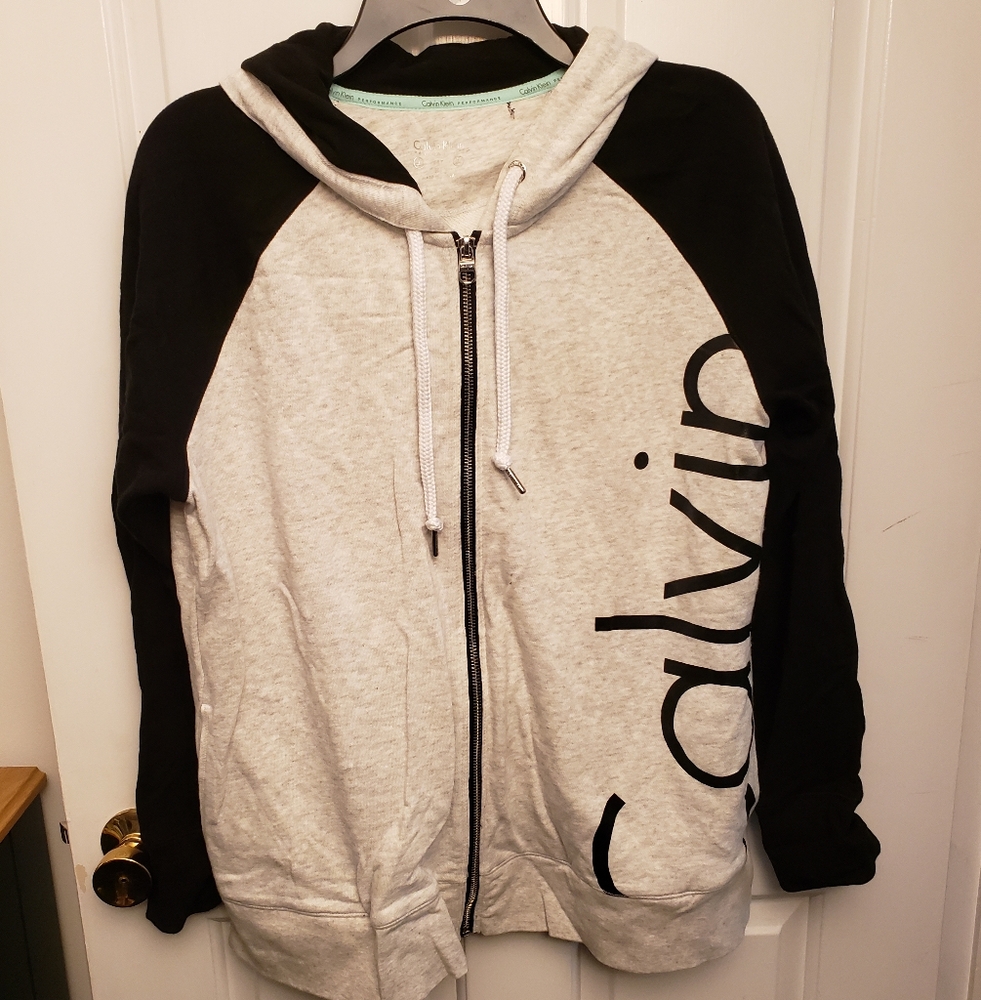 Calvin klein women’s zip up hoodie size xl